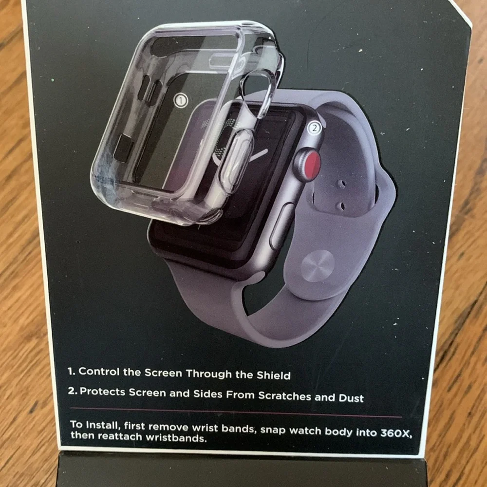 Raptic Clear Rubber Bumper for Apple Watch 42mm